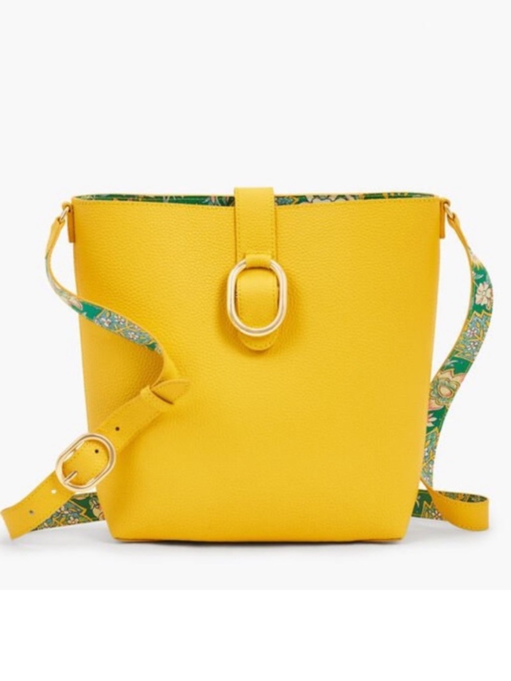 NWOT Talbots Leather Bucket Bag